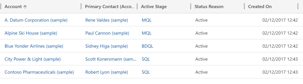 Searching for Business Process Flow Stages in Dynamics CRM