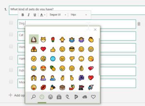 Using Emojis In Forms Pro Surveys - Megan V. Walker