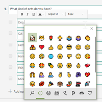 Using Emojis In Forms Pro Surveys - Megan V. Walker