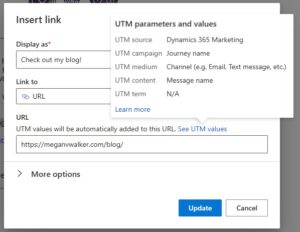 UTM Parameters Tracking In D365 Marketing - Google Analytics