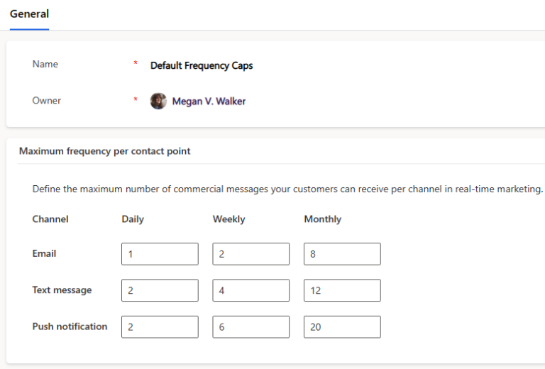 Frequency Capping To Avoid Message Fatigue D365 Marketing