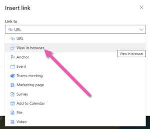 View In Browser For Realtime Emails | Customer Insights