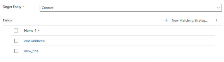 Using Additional Matching Strategies On Realtime Forms