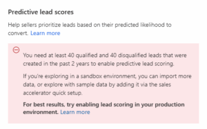 Using Predictive Models for Lead & Opportunity Scoring