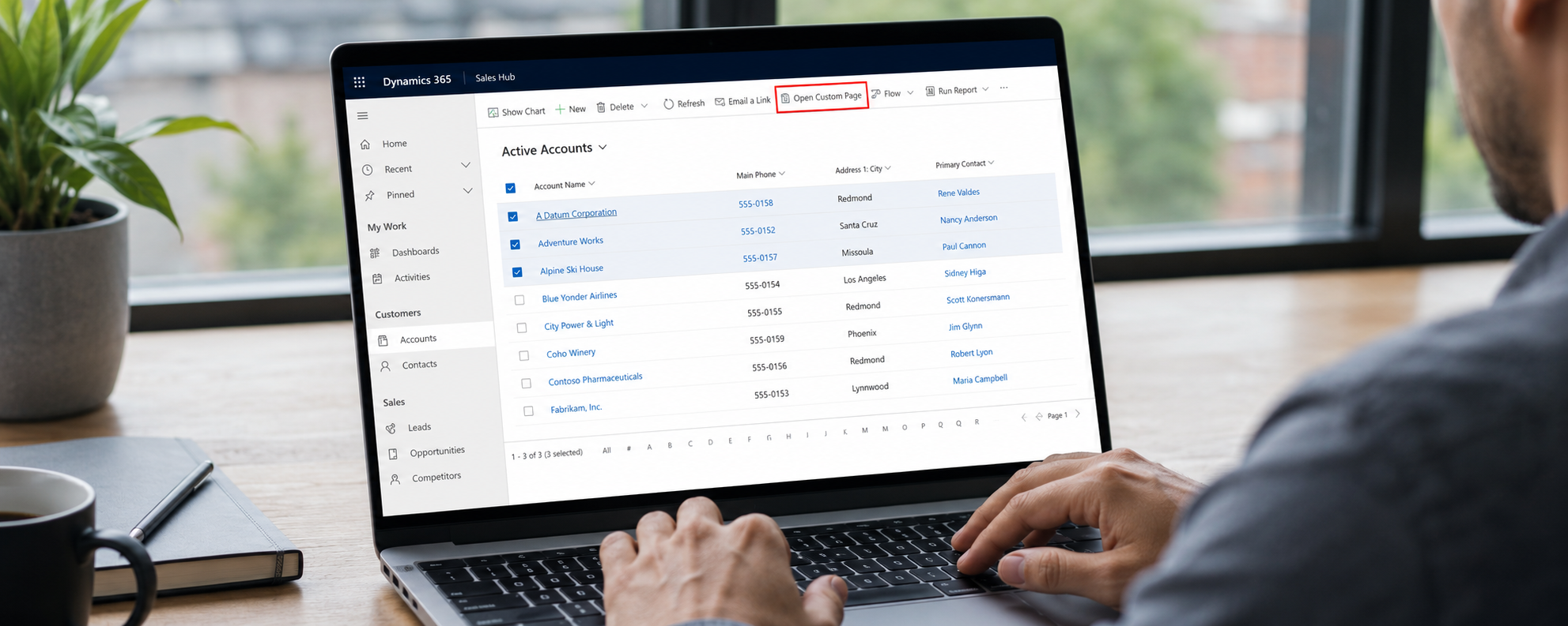 Open Custom Page For Multiple Selected Records In A View Or SubGrid